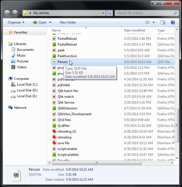 Create QVD File In QlikView Application